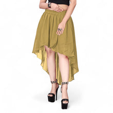Chiffon Asymmetrical High-Low Skirt | Modern Dance, Lyrical, Belly Dance Fusion C9