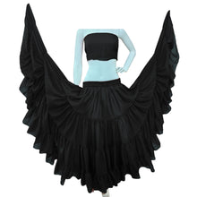 25 Yard 4-Tier Chiffon Belly Dance Skirt | Extreme Volume Sheer Dancewear C7