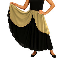 Belly Dance 2 Layer Fancy Skirt For Women C1