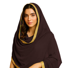 Sheer Chiffon Belly Dance Veil | Flowing Dance Dupatta Prop & Costume Accent C21