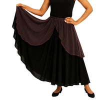 Belly Dance 2 Layer Fancy Skirt For Women C1
