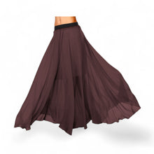 Chiffon Half Circle Belly Dance Skirt | Sleek A-Line Flow Practice Wear C13