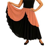 Belly Dance 2 Layer Fancy Skirt For Women C1
