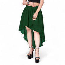 Chiffon Asymmetrical High-Low Skirt | Modern Dance, Lyrical, Belly Dance Fusion C9
