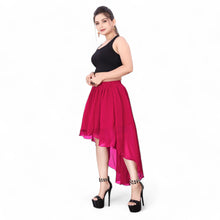 Chiffon Asymmetrical High-Low Skirt | Modern Dance, Lyrical, Belly Dance Fusion C9