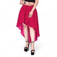 Chiffon Asymmetrical High-Low Skirt | Modern Dance, Lyrical, Belly Dance Fusion C9