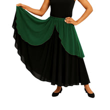 Belly Dance 2 Layer Fancy Skirt For Women C1