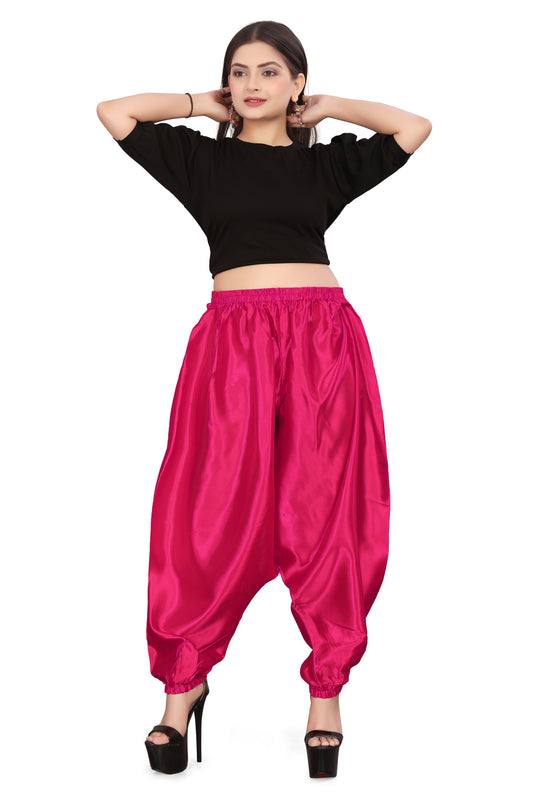 Satin Belly Dance Harem Pants S10-Regular Size 1
