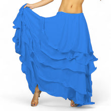 Voluminous! Chiffon 5-Layer Belly Dance Skirt | Full Coverage & Maximum Flow C25