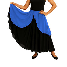 Belly Dance 2 Layer Fancy Skirt For Women C1