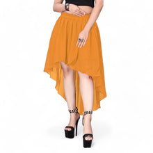 Chiffon Asymmetrical High-Low Skirt | Modern Dance, Lyrical, Belly Dance Fusion C9