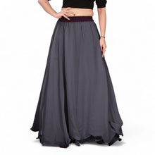 Chiffon Full Circle Belly Dance Skirt | Elegant 360° Flow & Sheer Movement C12