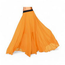 Chiffon Half Circle Belly Dance Skirt | Sleek A-Line Flow Practice Wear C13