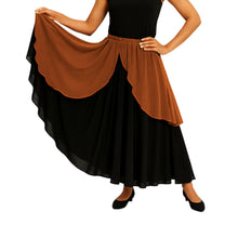 Belly Dance 2 Layer Fancy Skirt For Women C1