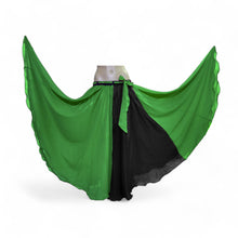 Multi-Color Chiffon Full Circle Skirt | Dynamic Sheer Flow Belly Dance Costume C23