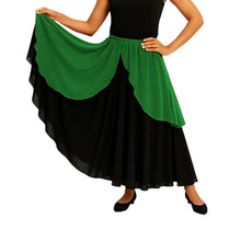 Belly Dance 2 Layer Fancy Skirt For Women C1