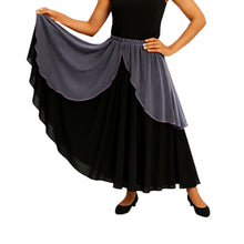 Belly Dance 2 Layer Fancy Skirt For Women C1