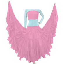 25 Yard 4-Tier Chiffon Belly Dance Skirt | Extreme Volume Sheer Dancewear C7