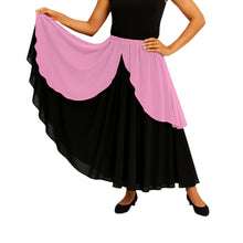 Belly Dance 2 Layer Fancy Skirt For Women C1
