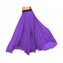 Chiffon Half Circle Belly Dance Skirt | Sleek A-Line Flow Practice Wear C13