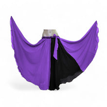 Multi-Color Chiffon Full Circle Skirt | Dynamic Sheer Flow Belly Dance Costume C23