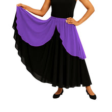 Belly Dance 2 Layer Fancy Skirt For Women C1