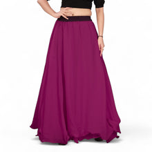 Chiffon Full Circle Belly Dance Skirt | Elegant 360° Flow & Sheer Movement C12
