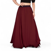 Chiffon Full Circle Belly Dance Skirt | Elegant 360° Flow & Sheer Movement C12