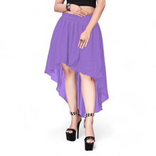 Chiffon Asymmetrical High-Low Skirt | Modern Dance, Lyrical, Belly Dance Fusion C9