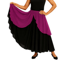 Belly Dance 2 Layer Fancy Skirt For Women C1