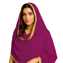 Sheer Chiffon Belly Dance Veil | Flowing Dance Dupatta Prop & Costume Accent C21