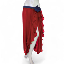 New Design! Modern Chiffon Belly Dance Skirt | Full Flare & Flowing Silhouette C16
