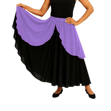 Belly Dance 2 Layer Fancy Skirt For Women C1