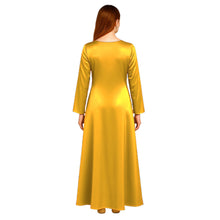 Satin wedding wear Long Gown S121 - Regular Size 1