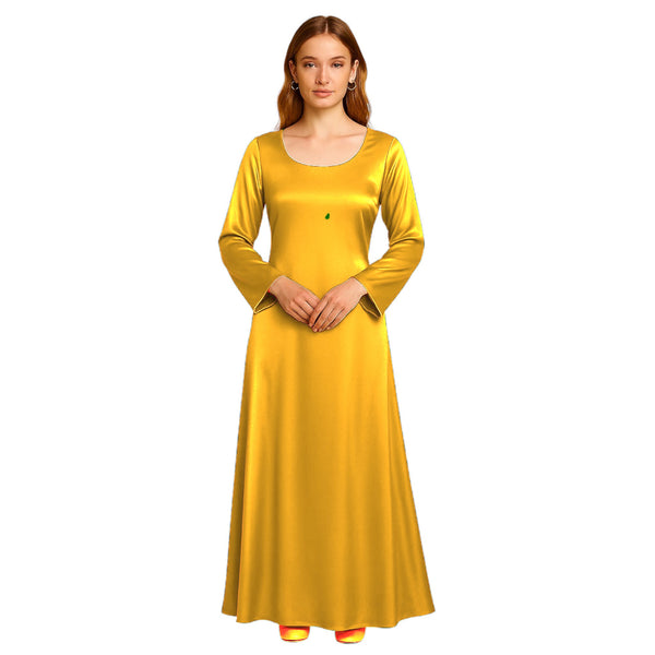 Satin wedding wear Long Gown S121 - Regular Size 1