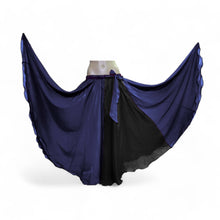 Multi-Color Chiffon Full Circle Skirt | Dynamic Sheer Flow Belly Dance Costume C23