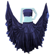 25 Yard 4-Tier Chiffon Belly Dance Skirt | Extreme Volume Sheer Dancewear C7