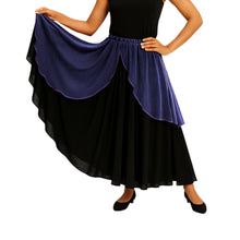 Belly Dance 2 Layer Fancy Skirt For Women C1