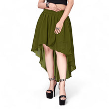 Chiffon Asymmetrical High-Low Skirt | Modern Dance, Lyrical, Belly Dance Fusion C9