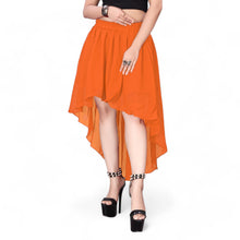 Chiffon Asymmetrical High-Low Skirt | Modern Dance, Lyrical, Belly Dance Fusion C9
