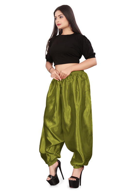 Satin Belly Dance Harem Pants S10-Regular Size 2