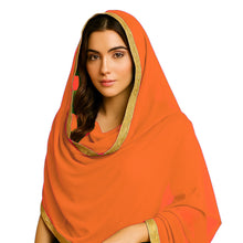 Sheer Chiffon Belly Dance Veil | Flowing Dance Dupatta Prop & Costume Accent C21