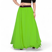 Chiffon Full Circle Belly Dance Skirt | Elegant 360° Flow & Sheer Movement C12
