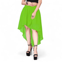 Chiffon Asymmetrical High-Low Skirt | Modern Dance, Lyrical, Belly Dance Fusion C9