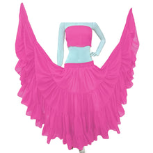 25 Yard 4-Tier Chiffon Belly Dance Skirt | Extreme Volume Sheer Dancewear C7