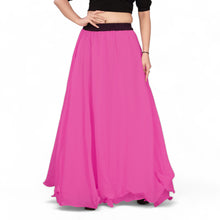 Chiffon Full Circle Belly Dance Skirt | Elegant 360° Flow & Sheer Movement C12