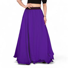Chiffon Full Circle Belly Dance Skirt | Elegant 360° Flow & Sheer Movement C12