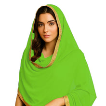 Sheer Chiffon Belly Dance Veil | Flowing Dance Dupatta Prop & Costume Accent C21