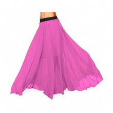 Chiffon Half Circle Belly Dance Skirt | Sleek A-Line Flow Practice Wear C13