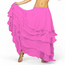 Voluminous! Chiffon 5-Layer Belly Dance Skirt | Full Coverage & Maximum Flow C25